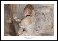 Woman At Her Toilette By Berthe Morisot-0