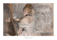 Woman At Her Toilette By Berthe Morisot-1