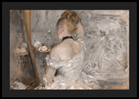 Woman At Her Toilette By Berthe Morisot-6
