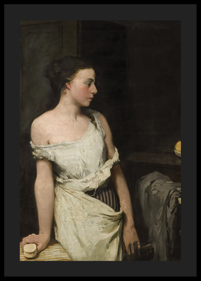 Girl At Her Toilet By Glyn Philpot-12