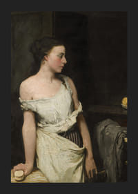 Girl At Her Toilet By Glyn Philpot-7