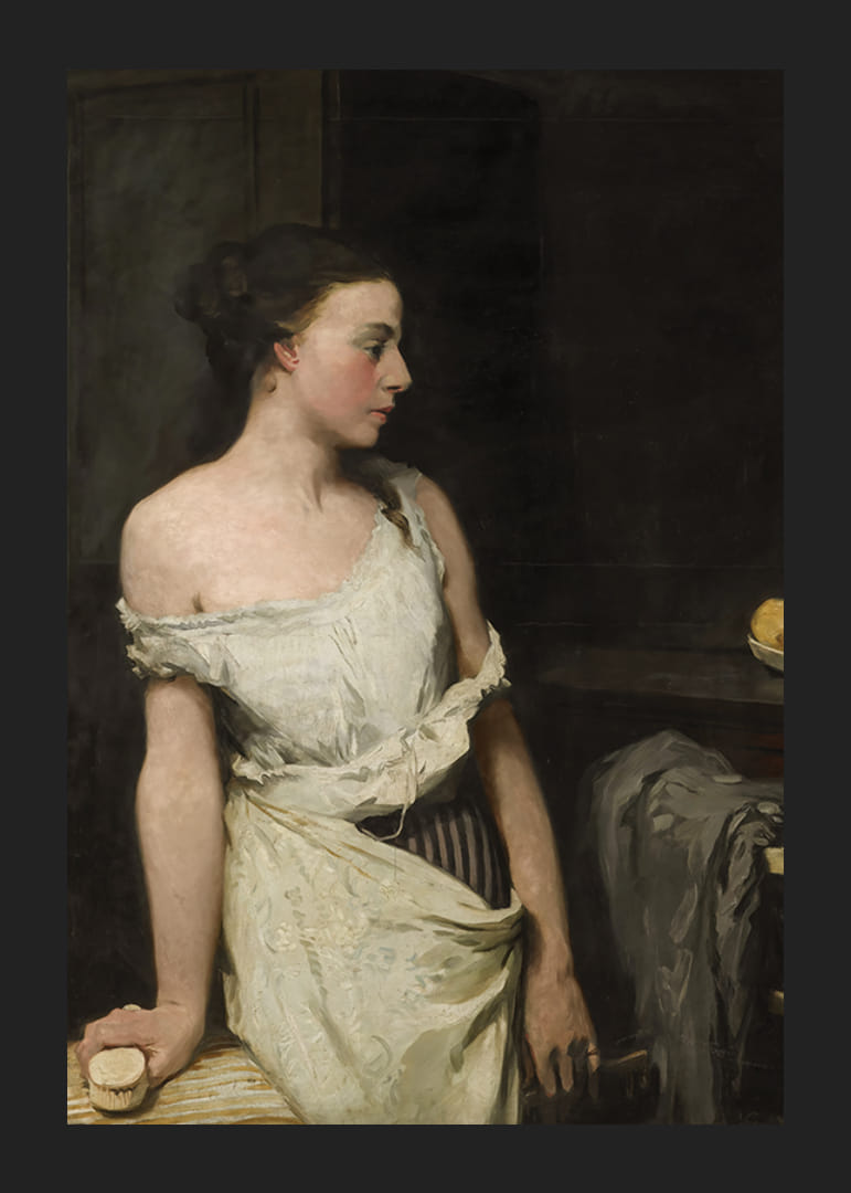 Girl At Her Toilet By Glyn Philpot-12