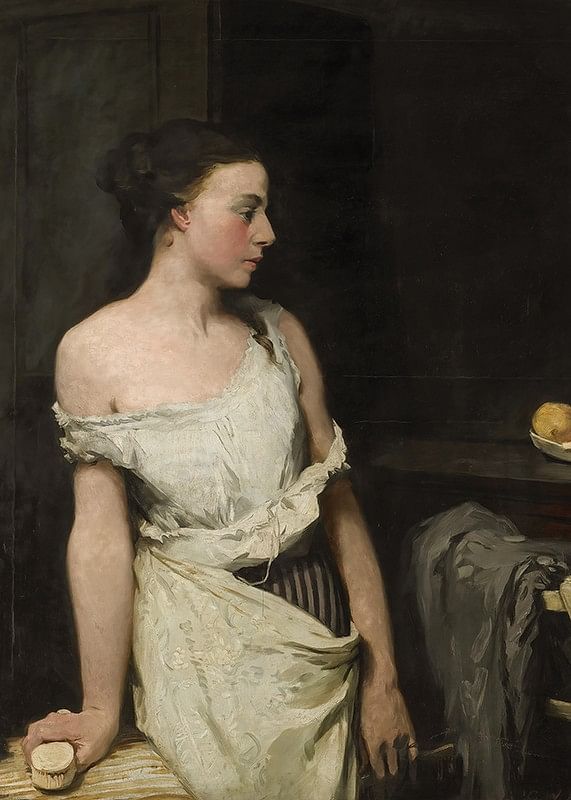 Girl At Her Toilet By Glyn Philpot-12