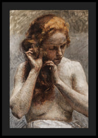 Weiblicher Halbakt By Vlaho Bukovac-6