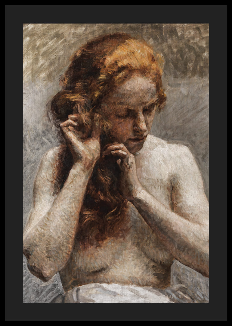 Weiblicher Halbakt By Vlaho Bukovac-12