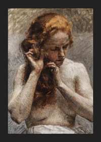 Weiblicher Halbakt By Vlaho Bukovac-7