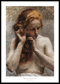 Weiblicher Halbakt By Vlaho Bukovac-0