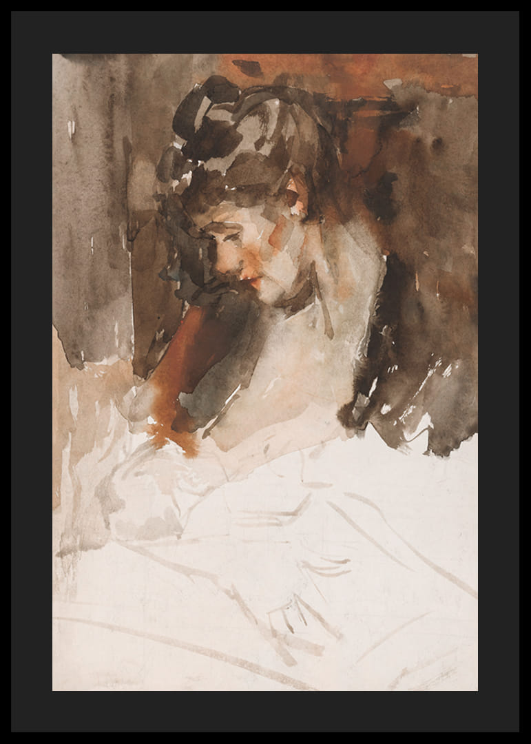 De Vrouw Van Wilhelmus Johannes Steenhoff Met Haar Kind Aan De Borst By Willem Steenhoff-12