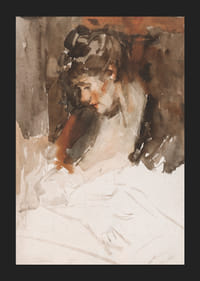 De Vrouw Van Wilhelmus Johannes Steenhoff Met Haar Kind Aan De Borst By Willem Steenhoff-7