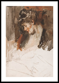 De Vrouw Van Wilhelmus Johannes Steenhoff Met Haar Kind Aan De Borst By Willem Steenhoff-2