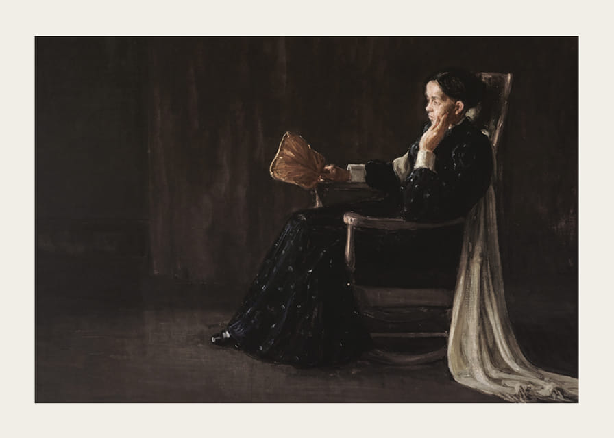 Portrait of the Artist's Mother By Henry Ossawa Tanner-12