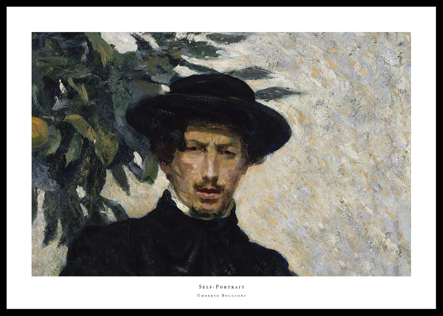 Self-Portrait By Umberto Boccioni-12