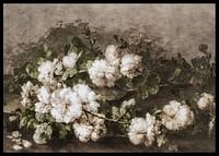 Stilleven Met Gitaar En Rozen By Margaretha Roosenboom-2