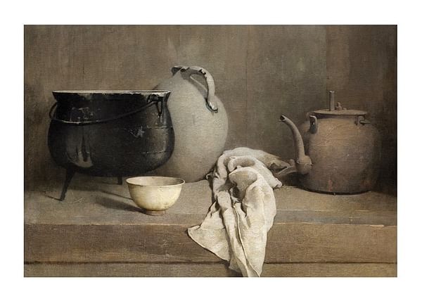 Plagát Study In Grey By Emil Carlsen