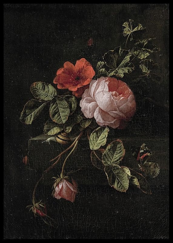 Stilleven Met Rozen By Elias Van Den Broeck-12