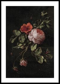 Stilleven Met Rozen By Elias Van Den Broeck-0