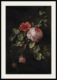 Stilleven Met Rozen By Elias Van Den Broeck-4