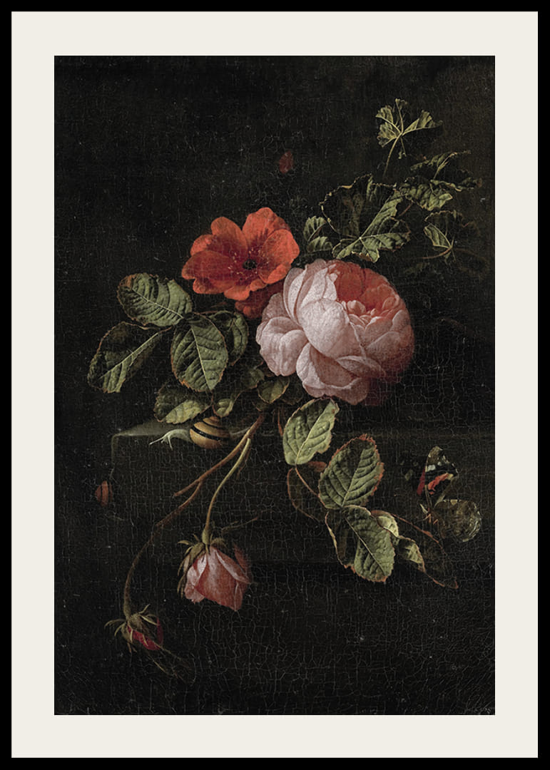 Stilleven Met Rozen By Elias Van Den Broeck-12