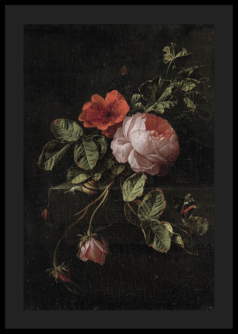 Stilleven Met Rozen By Elias Van Den Broeck-12