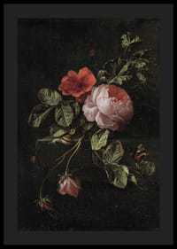Stilleven Met Rozen By Elias Van Den Broeck-6