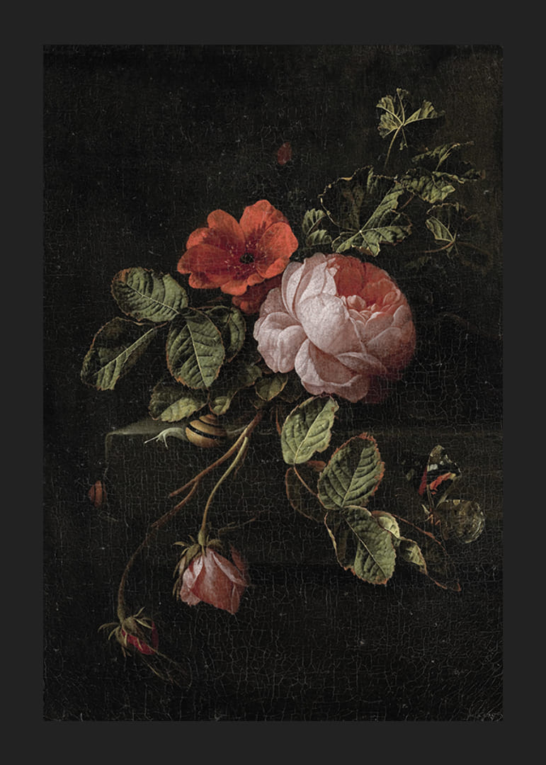 Stilleven Met Rozen By Elias Van Den Broeck-12