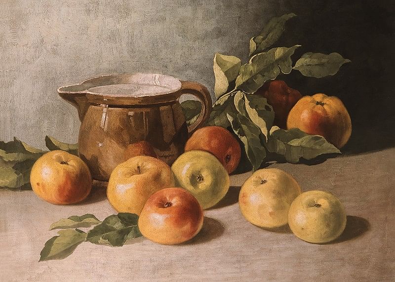 Stillleben Mit Äpfeln By Walter Stoitzner-12