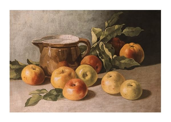Plagát Stillleben Mit Äpfeln By Walter Stoitzner