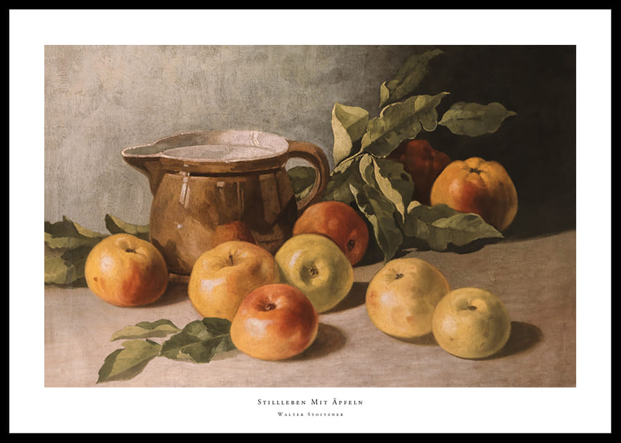 Stillleben Mit Äpfeln By Walter Stoitzner-12