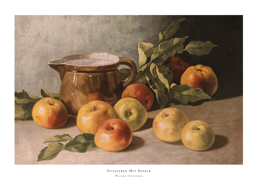 Stillleben Mit Äpfeln By Walter Stoitzner-12