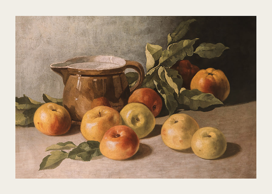 Stillleben Mit Äpfeln By Walter Stoitzner-12