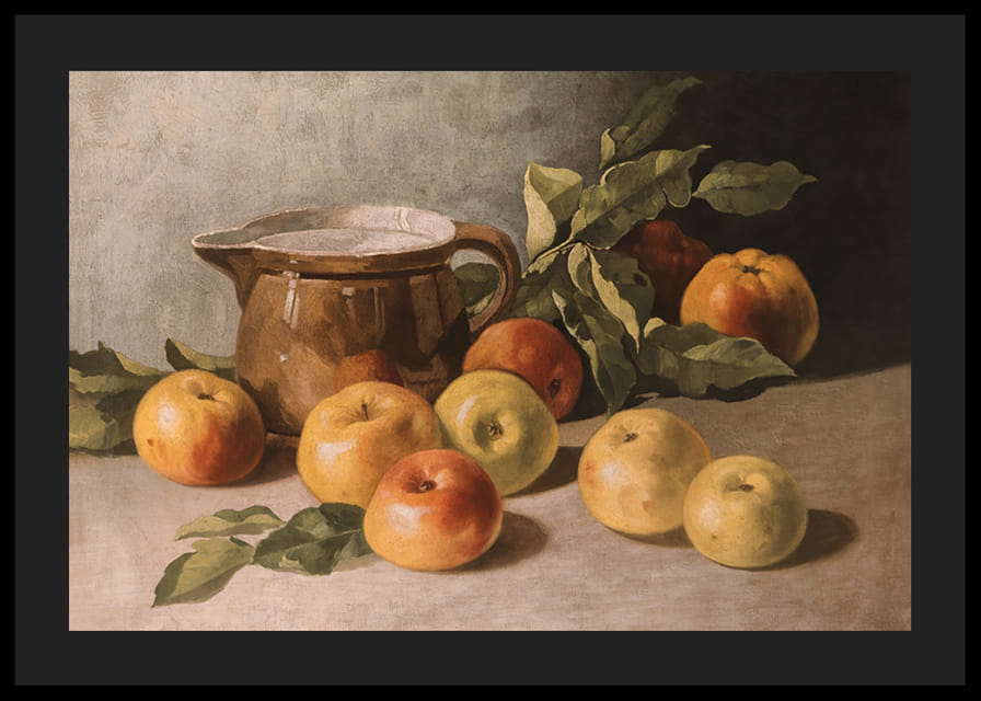 Stillleben Mit Äpfeln By Walter Stoitzner-12