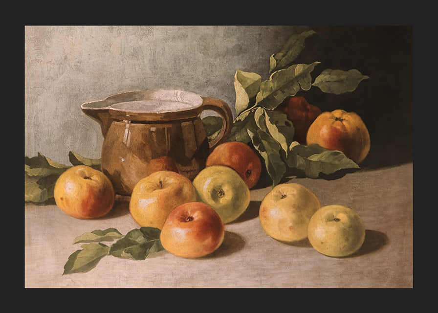 Stillleben Mit Äpfeln By Walter Stoitzner-12