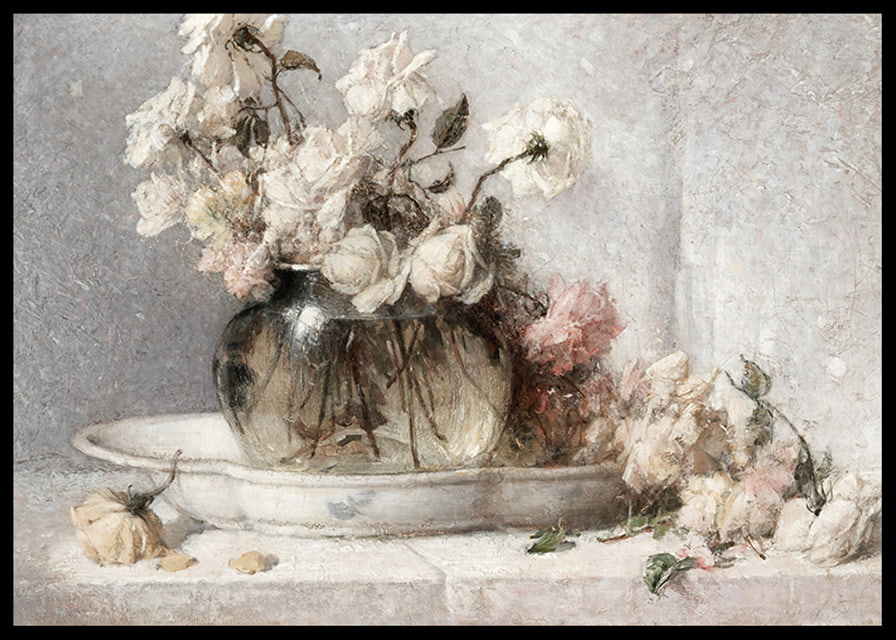 Roses By John Ferguson Weir-12