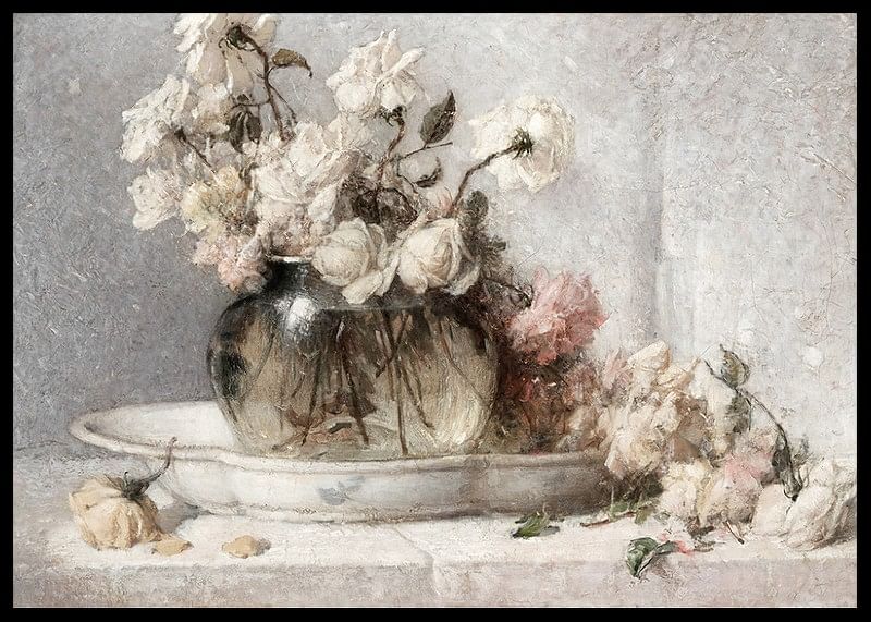 Roses By John Ferguson Weir-12