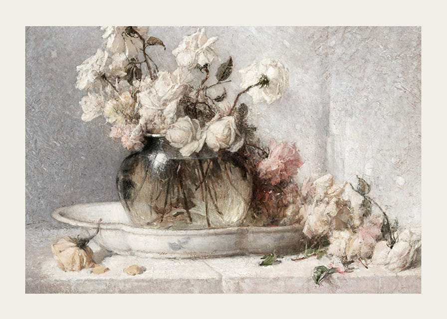 Roses By John Ferguson Weir-12