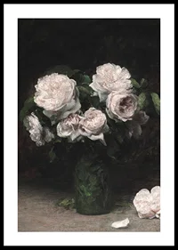 Roses Dans Un Verre 1877 By Henri Fantin-Latour-2