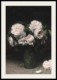 Roses Dans Un Verre 1877 By Henri Fantin-Latour-4