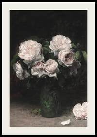 Roses Dans Un Verre 1877 By Henri Fantin-Latour-4