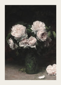 Roses Dans Un Verre 1877 By Henri Fantin-Latour-5
