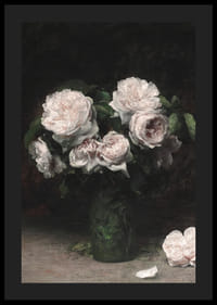 Roses Dans Un Verre 1877 By Henri Fantin-Latour-6