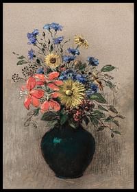 Wildflowers By Odilon Redon-2
