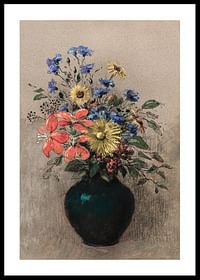 Wildflowers By Odilon Redon-0