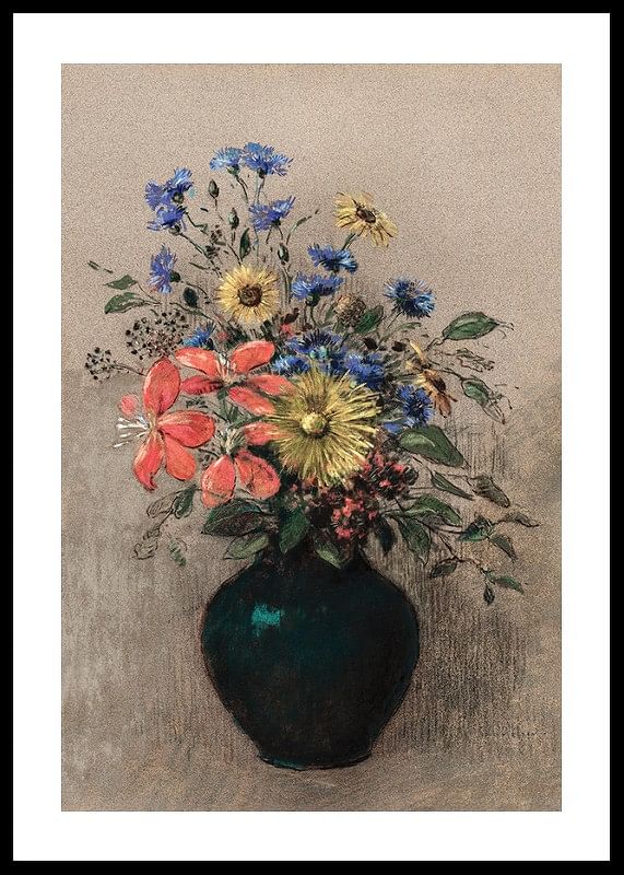 Wildflowers By Odilon Redon-12