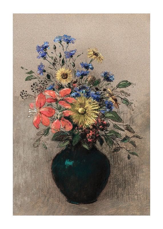 Plagát Wildflowers By Odilon Redon