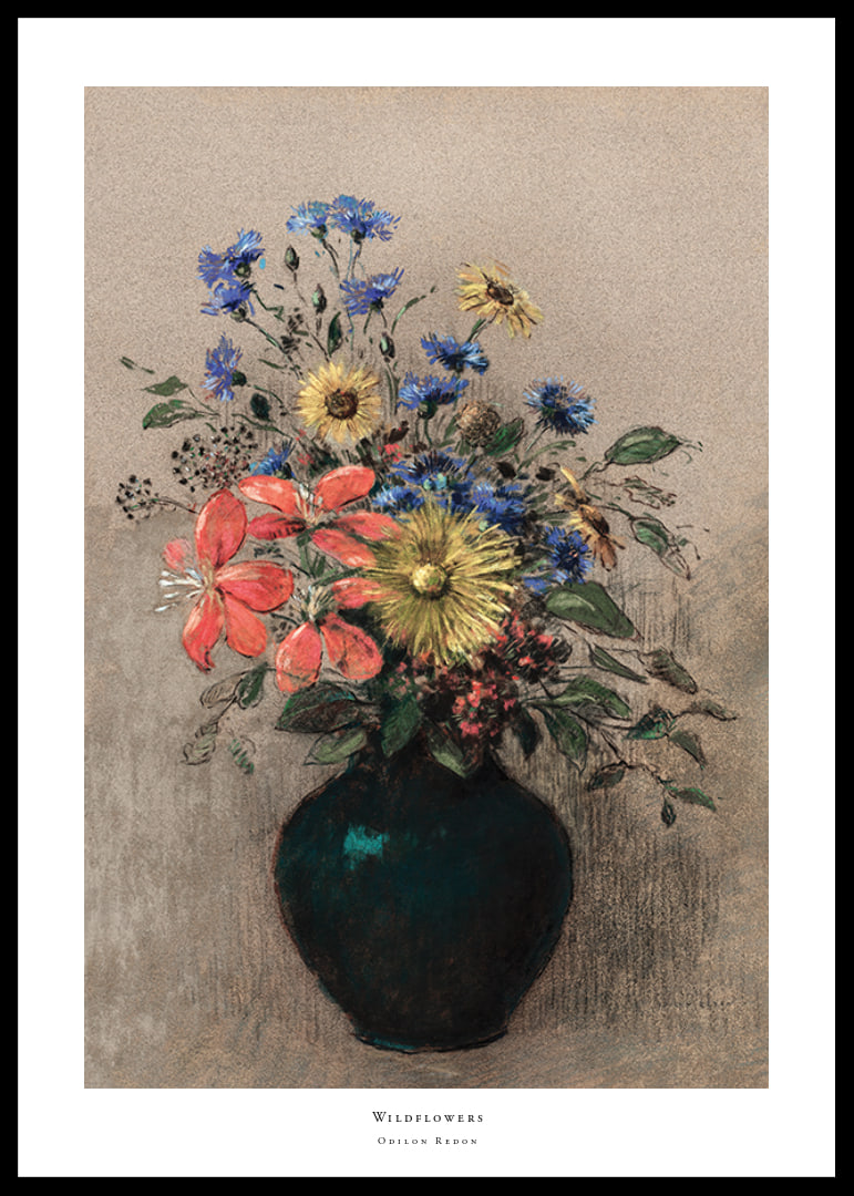 Wildflowers By Odilon Redon-12