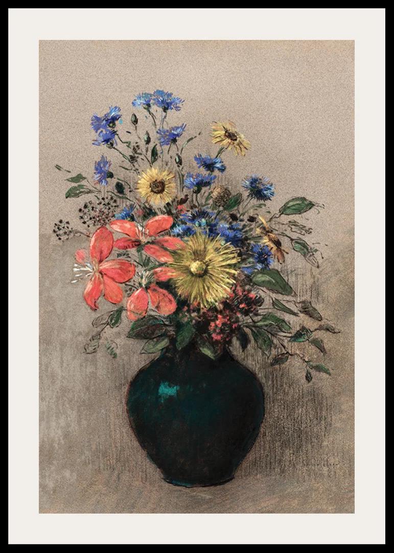 Wildflowers By Odilon Redon-12