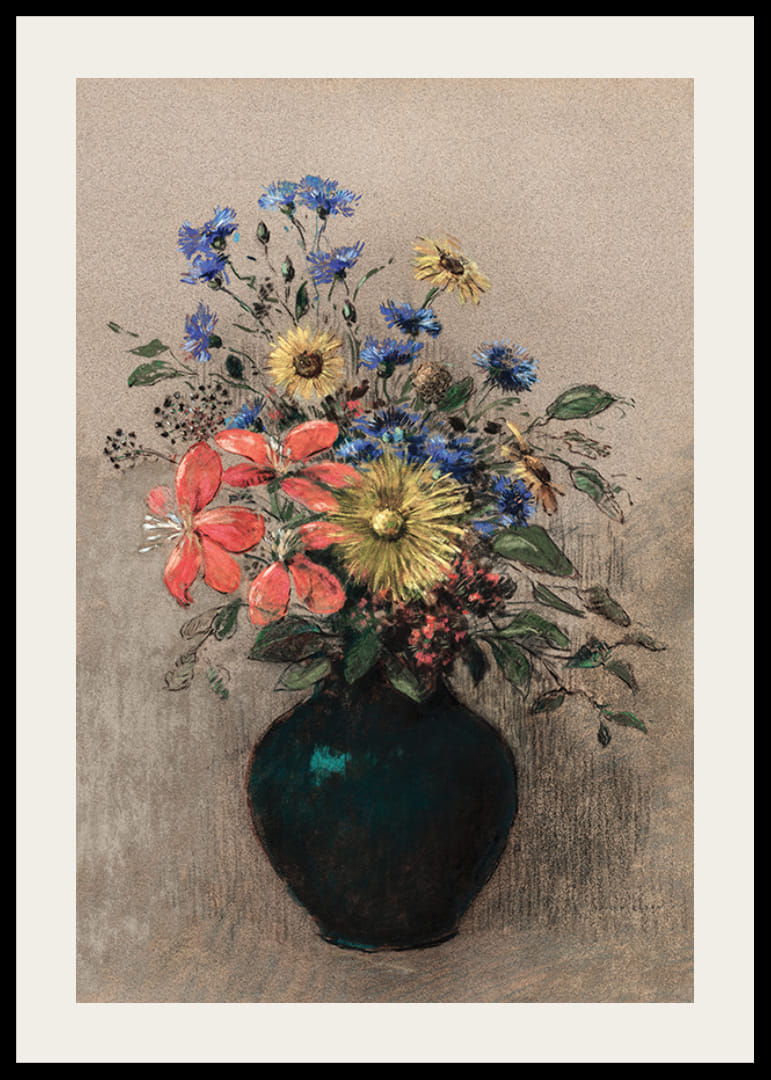 Wildflowers By Odilon Redon-12