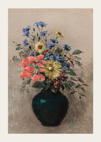 Wildflowers By Odilon Redon-5
