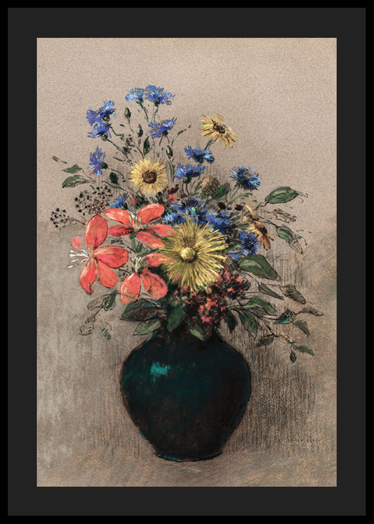 Wildflowers By Odilon Redon-12