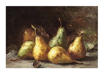 Poster Pears By Hubert Bellis